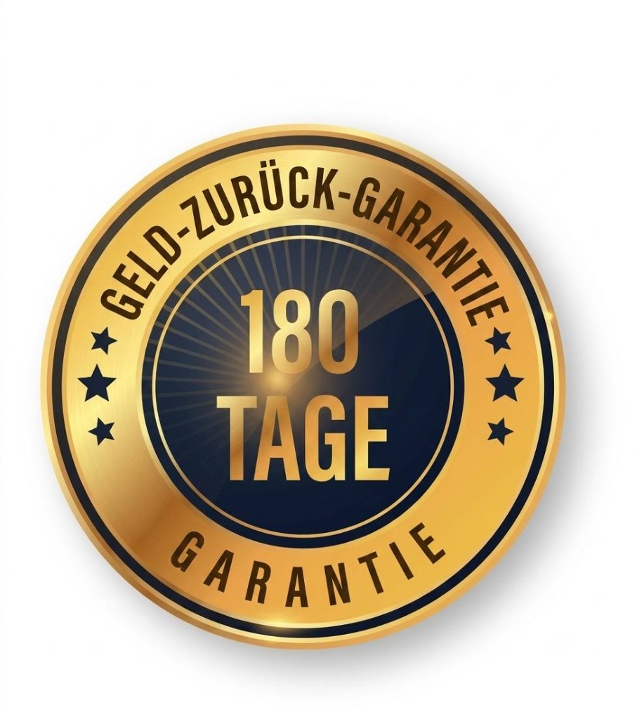 180 Tage Geld-zurück-Garantie
